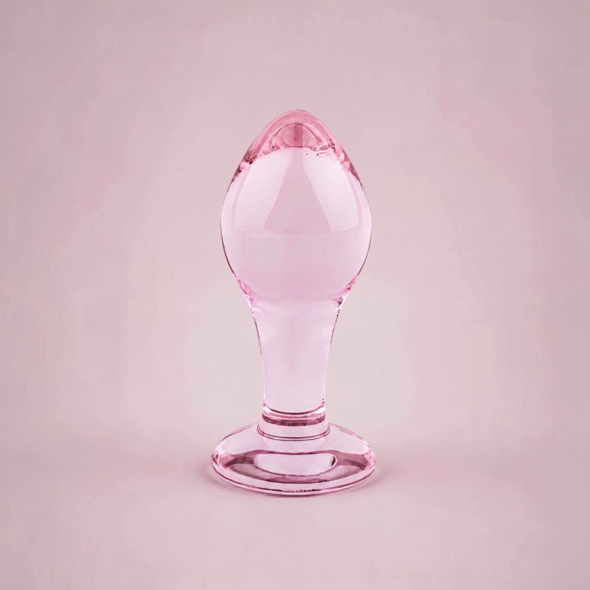 Rosé Crystal Glass Plug