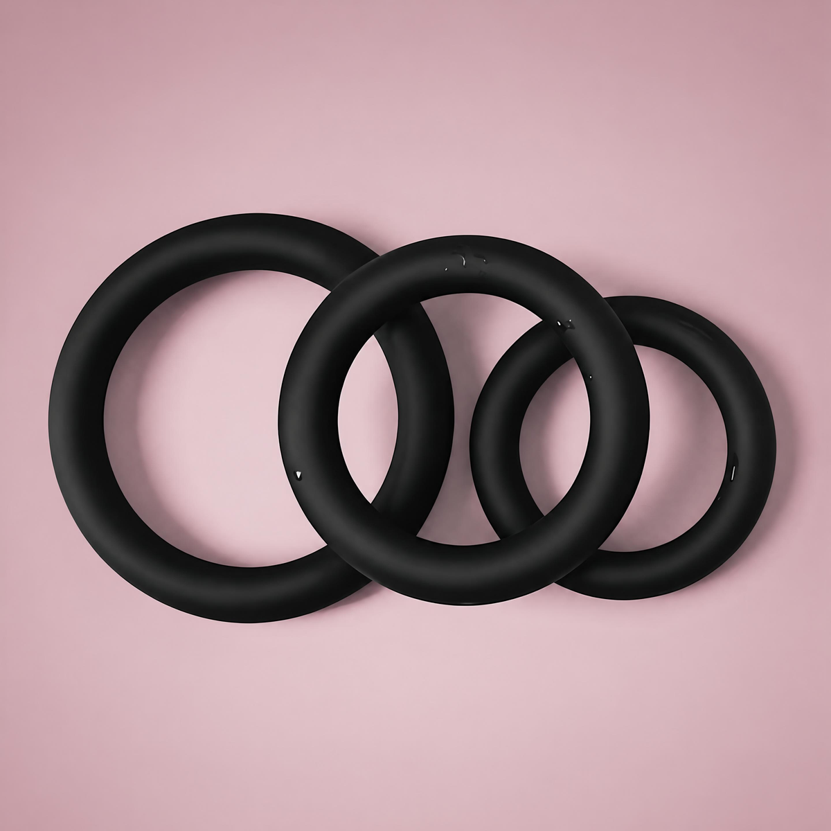 Halo Silicone Ring Set