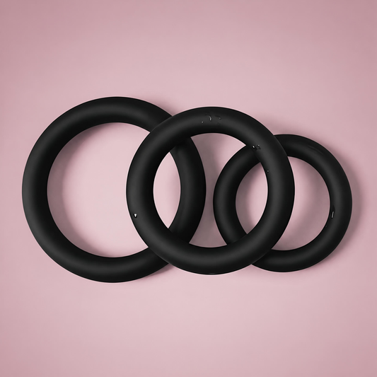 Halo Silicone Ring Set